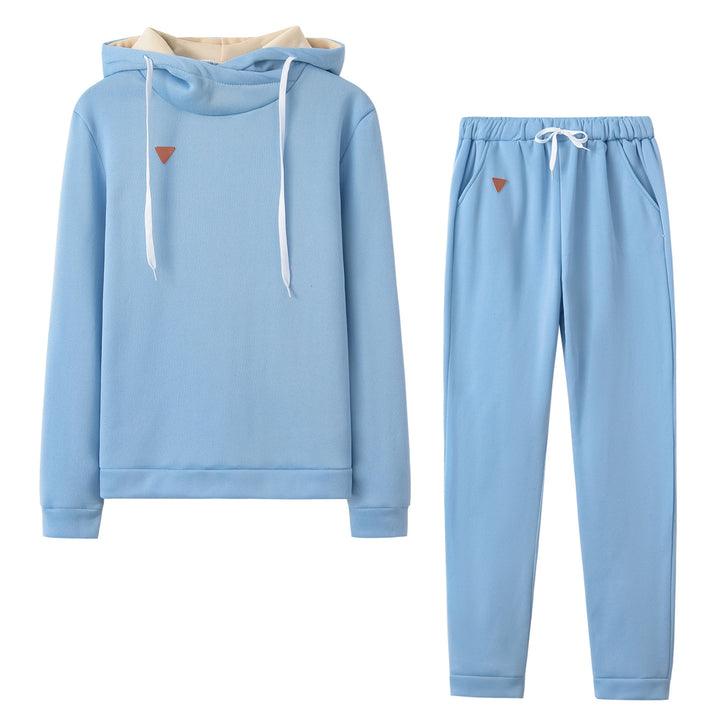 Kvindernes comfy hoodie og jogger sæt Stilla