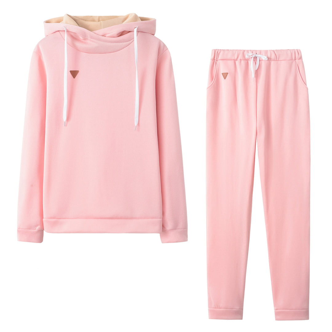 Kvindernes comfy hoodie og jogger sæt Stilla