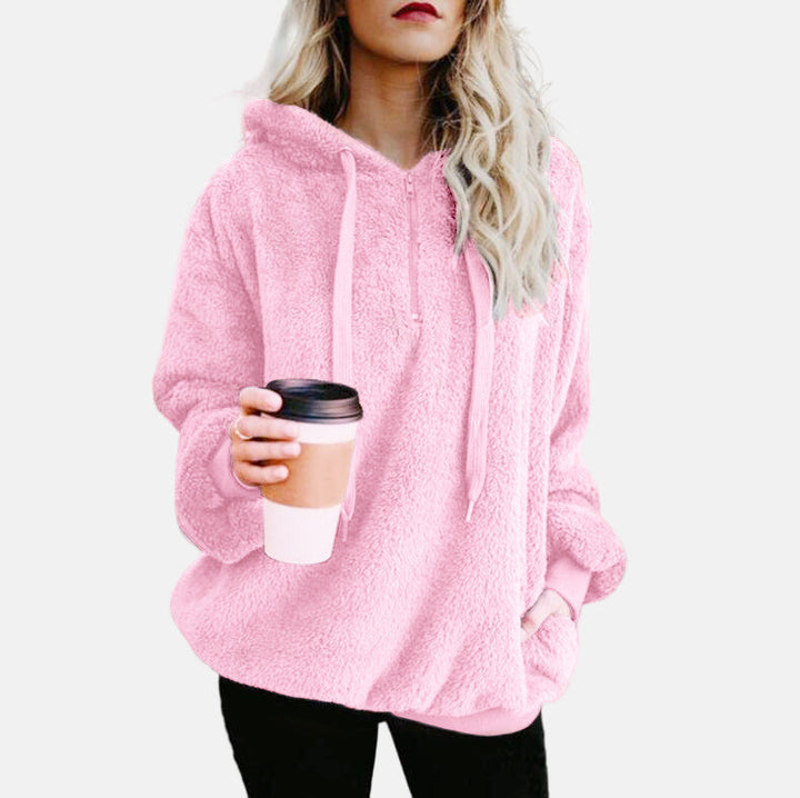 Stilla | Hoodie Blød Fleece Overdimensioneret Pasform Langærmet Løs Komfort