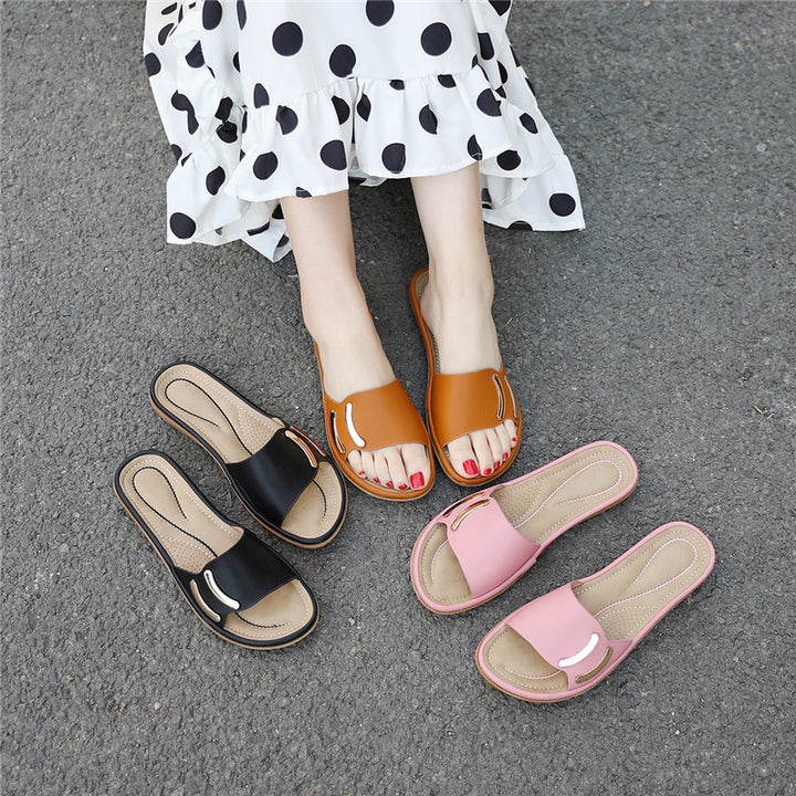 Dame komfortable sandaler med fashionable accenter Stilla