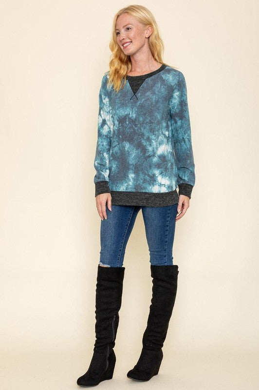 Stilla | Dye Raglan Tofarvet Tunika