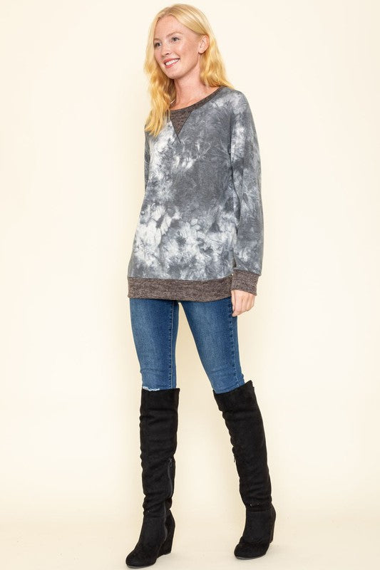 Stilla | Dye Raglan Tofarvet Tunika