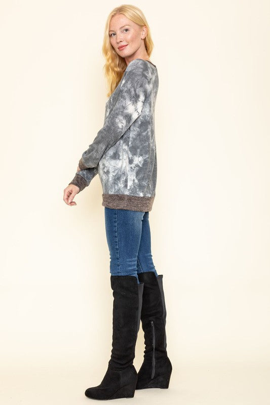 Stilla | Dye Raglan Tofarvet Tunika