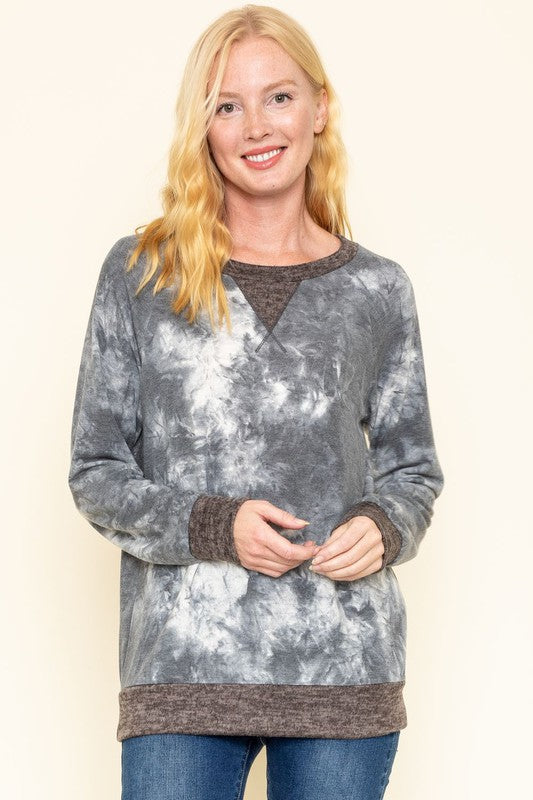Stilla | Dye Raglan Tofarvet Tunika