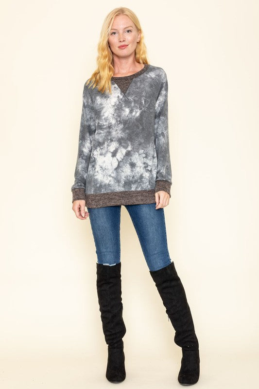 Stilla | Dye Raglan Tofarvet Tunika