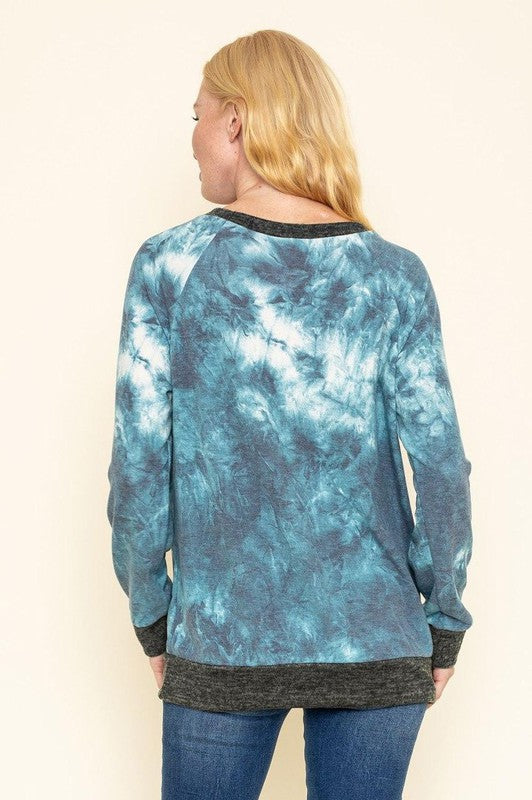 Stilla | Dye Raglan Tofarvet Tunika