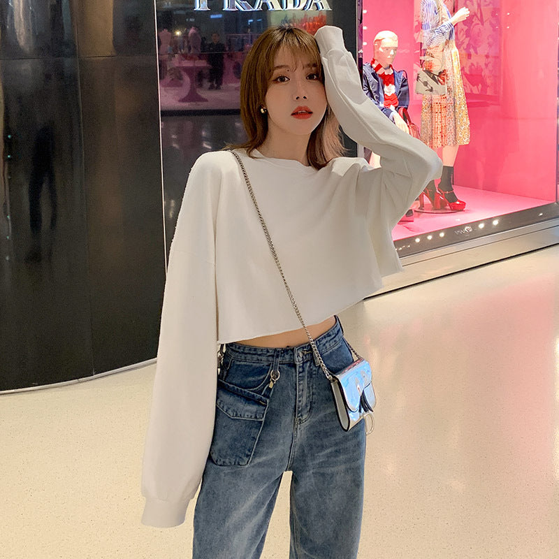 Dames afslappet cropped sweatshirt med en bred pasform Stilla