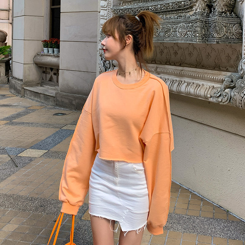 Dames afslappet cropped sweatshirt med en bred pasform Stilla