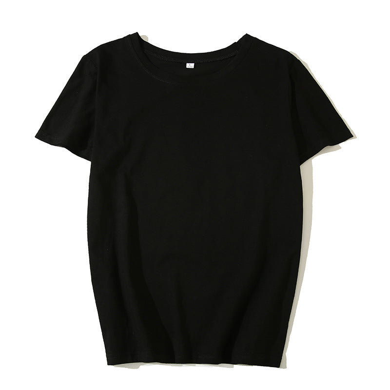 Kvinders basic t-shirt med blød bomulds kvalitet og afslappet pasform