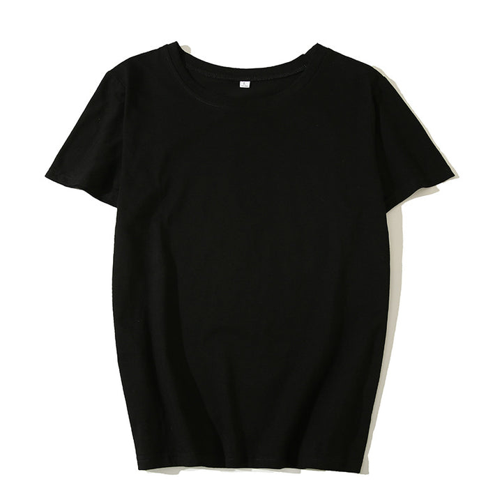 Kvinders basic t-shirt med blød bomulds kvalitet og afslappet pasform