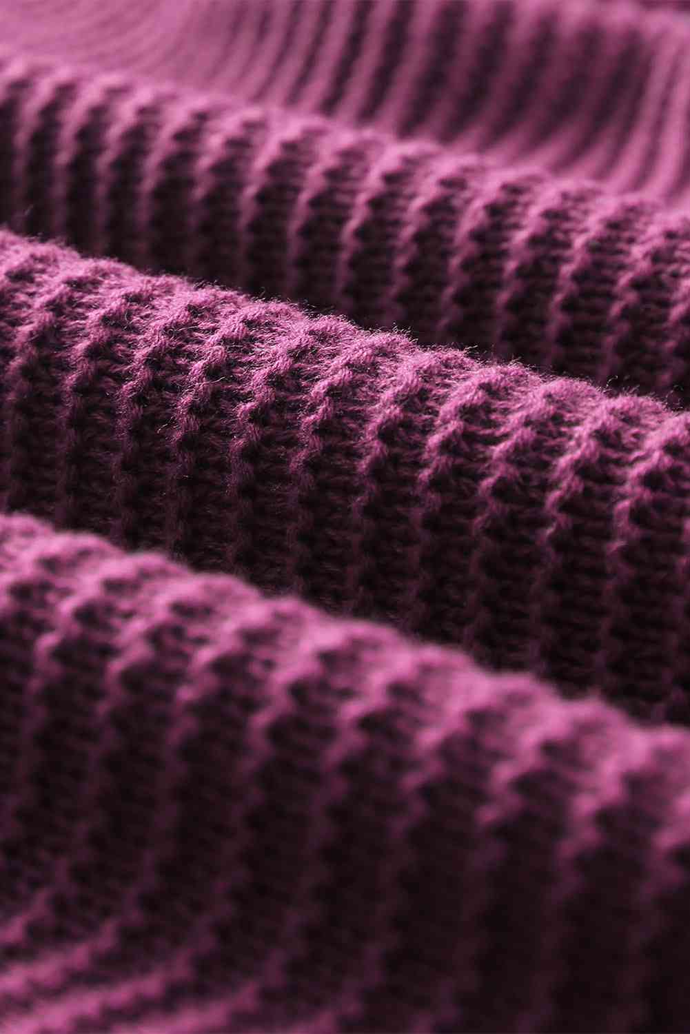 Stilla | Højre Vandret Ribbet Frynse Trim Hætte Sweater