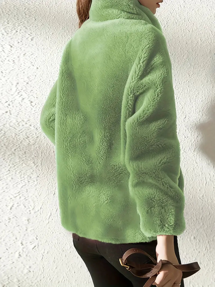 Stilla | Behagelig Pullover Med Lynlås og Snor