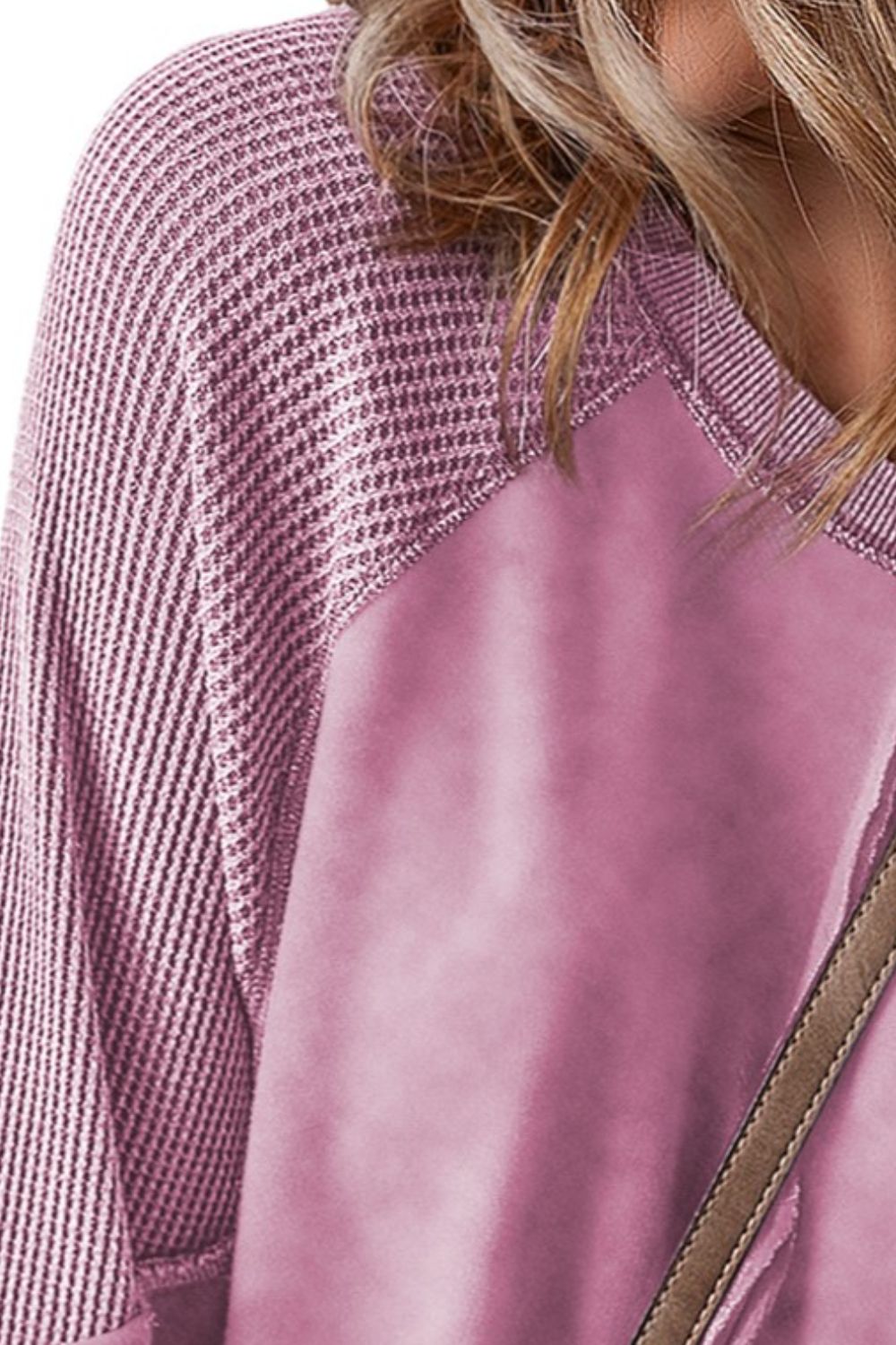 Stilla | Sweatshirt med lange ærmer og synlige sømme