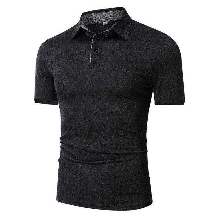 Herre Poloshirt med moderne ribdesign og åndbar stofteknologi Stilla