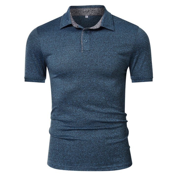 Herre Poloshirt med moderne ribdesign og åndbar stofteknologi Stilla