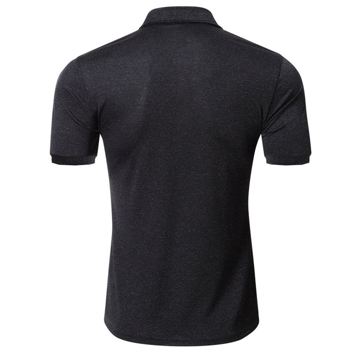 Herre Poloshirt med moderne ribdesign og åndbar stofteknologi Stilla