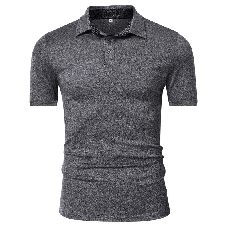 Herre Poloshirt med moderne ribdesign og åndbar stofteknologi Stilla