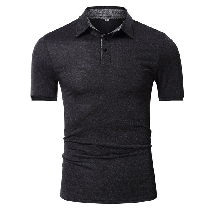 Herre Poloshirt med moderne ribdesign og åndbar stofteknologi Stilla