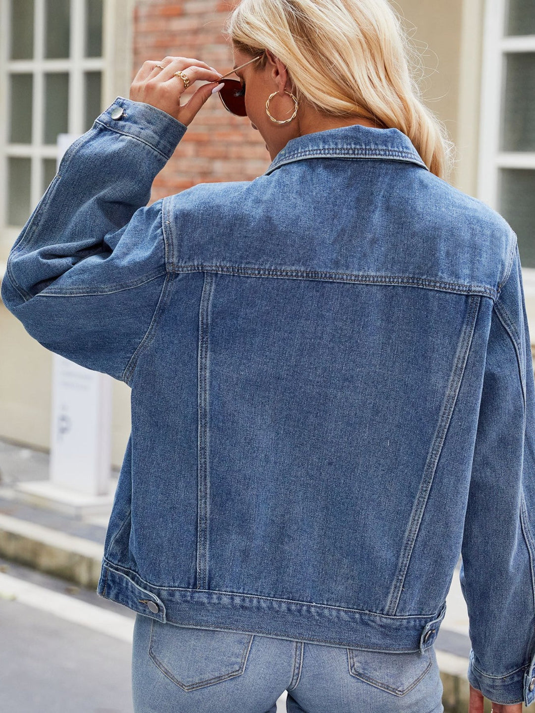 Stilla | Kravehals Denim Jakke