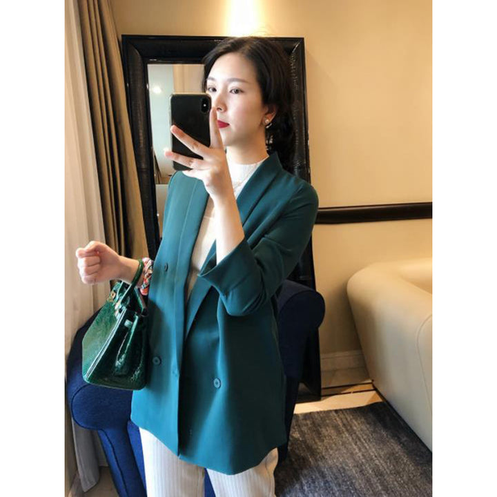 Dame elegant Oversized-blazer med moderne snit og kvalitetsdetaljer Stilla