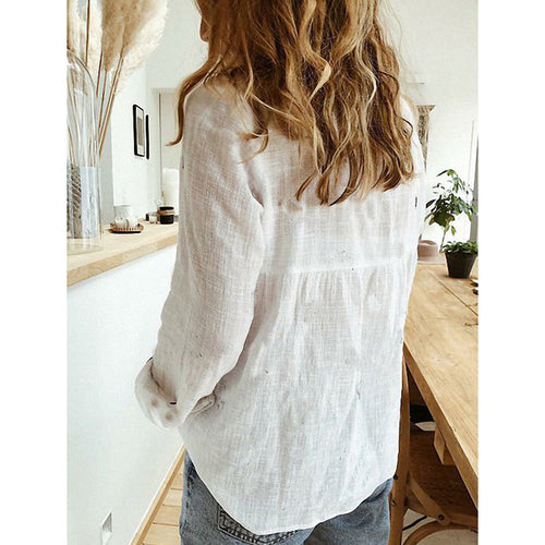 Stilla | Casual Loose Linen Shirt