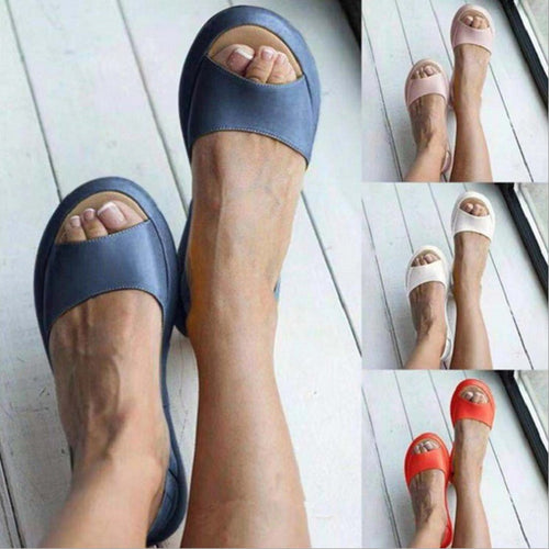 Dame åbne sandaler med ergonomisk formet fodseng og komfortable løbeegenskaber Stilla