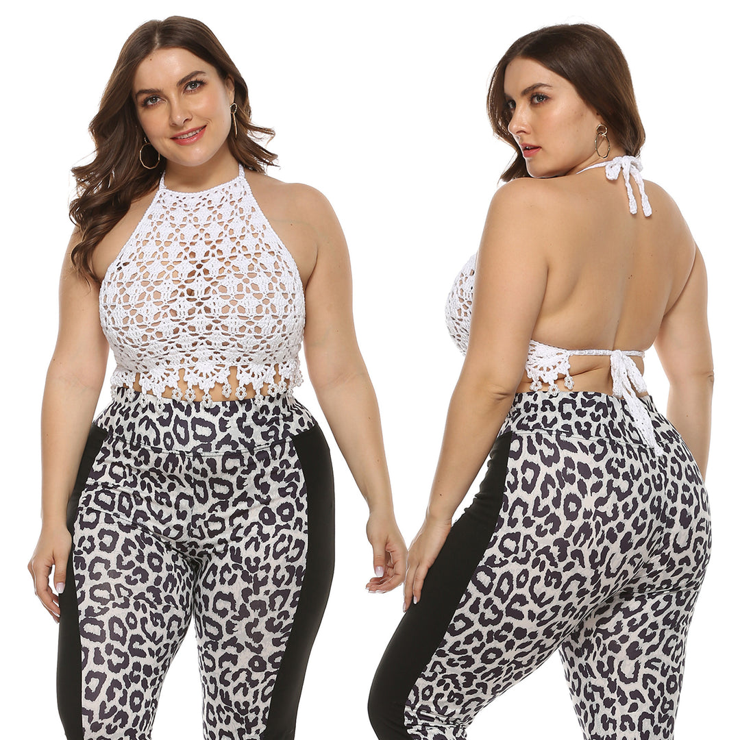 Dame Hæklet crop top Skovae