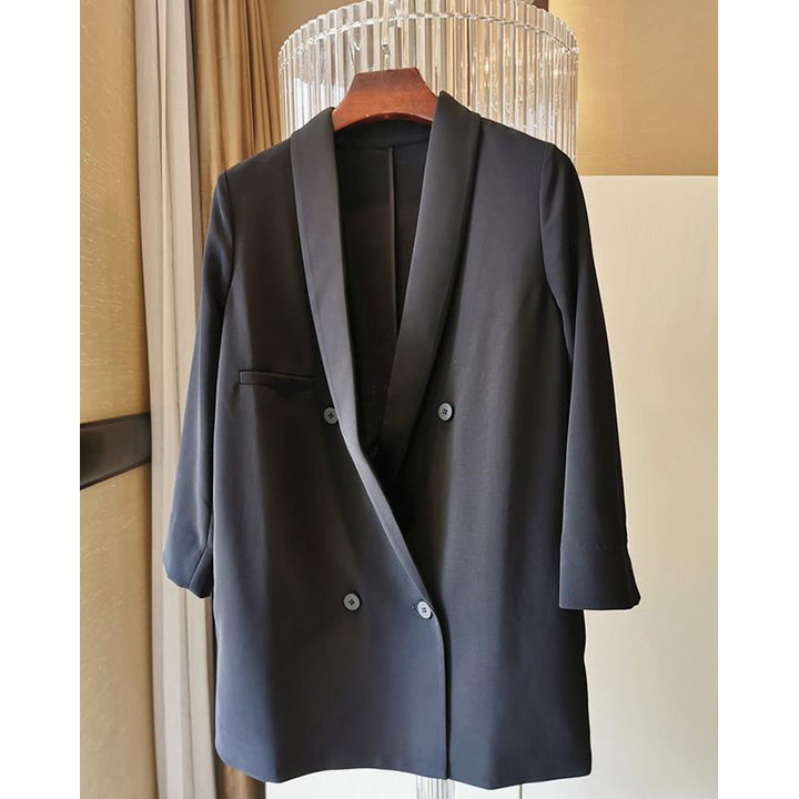 Dame elegant Oversized-blazer med moderne snit og kvalitetsdetaljer Stilla