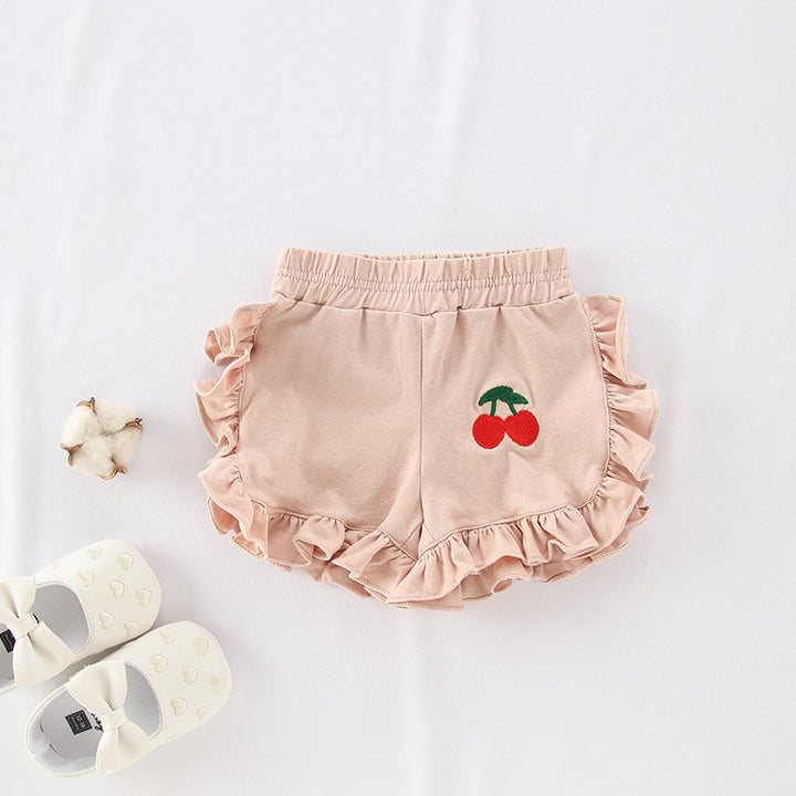 Femme Rynket Bomuldsshorts Stilla