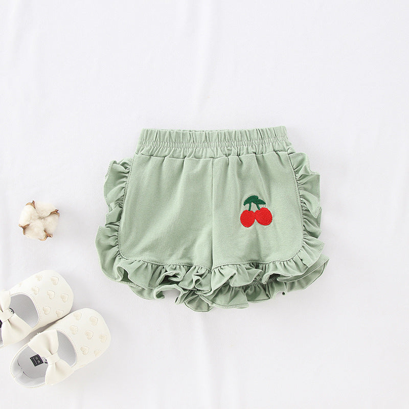 Femme Rynket Bomuldsshorts Stilla