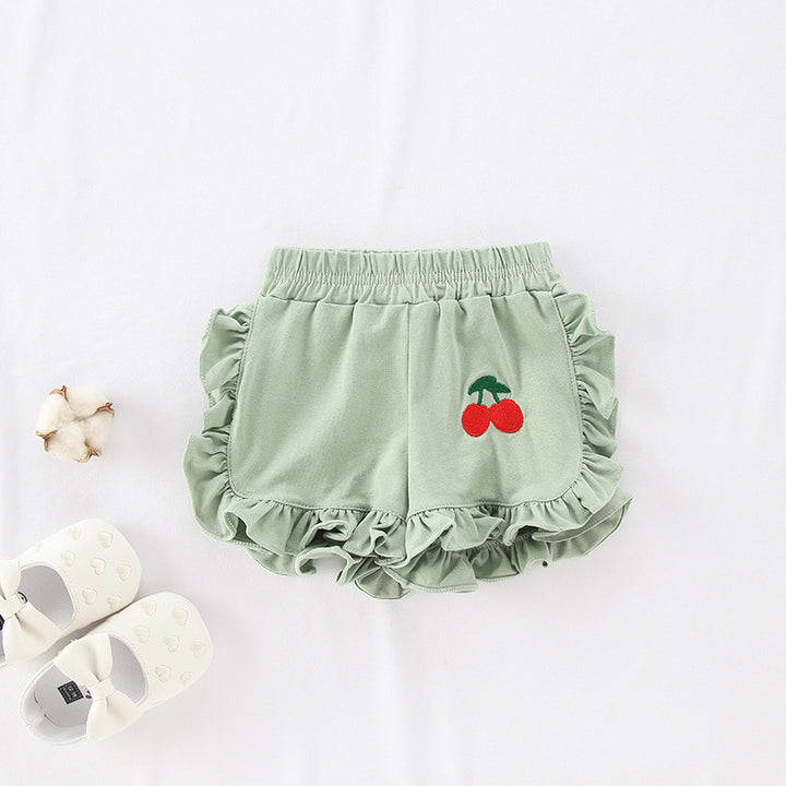 Femme Rynket Bomuldsshorts Stilla