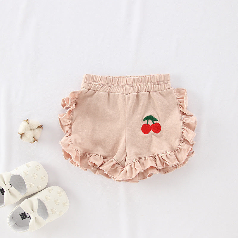 Femme Rynket Bomuldsshorts Stilla
