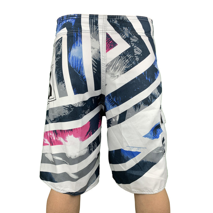 Herre Surf-Shorts med kreativt grafikdesign og innovative funktioner Stilla