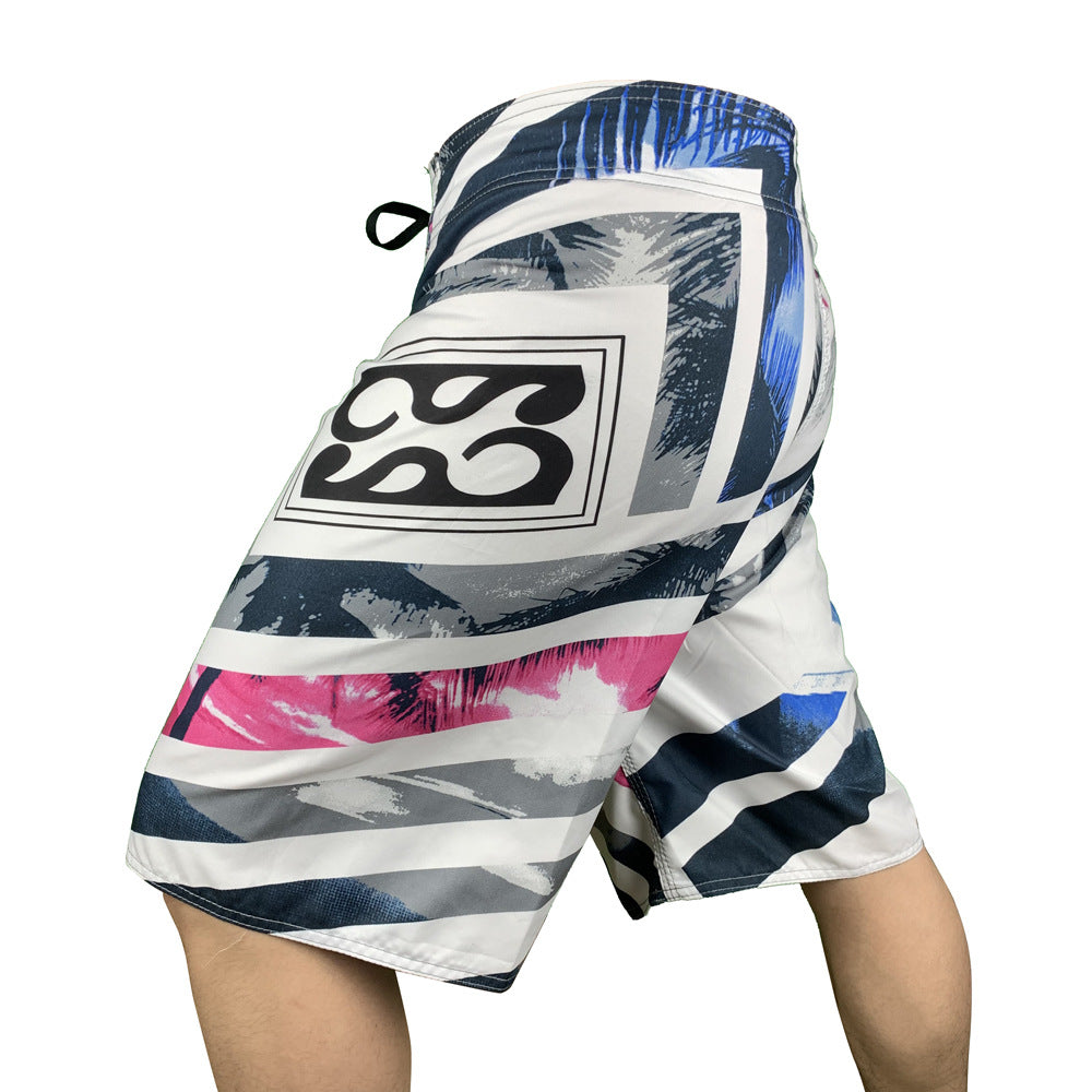 Herre Surf-Shorts med kreativt grafikdesign og innovative funktioner Stilla