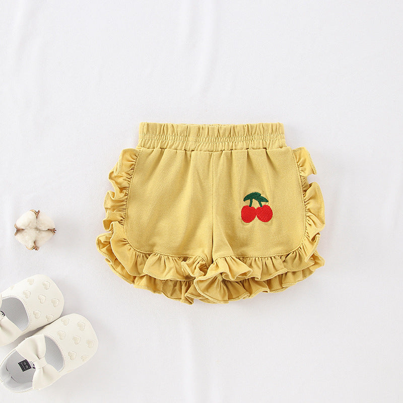 Femme Rynket Bomuldsshorts Stilla