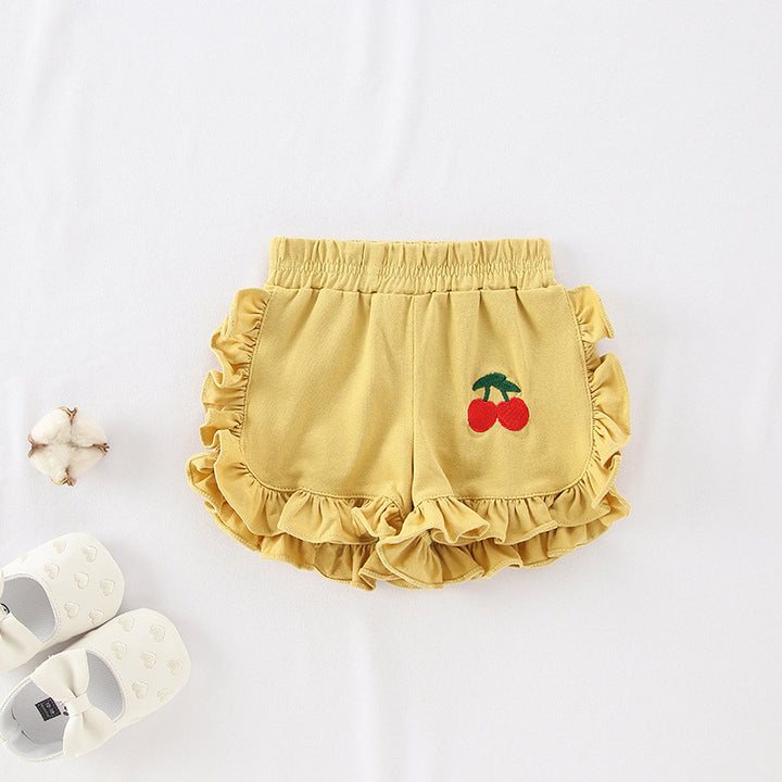 Femme Rynket Bomuldsshorts Stilla