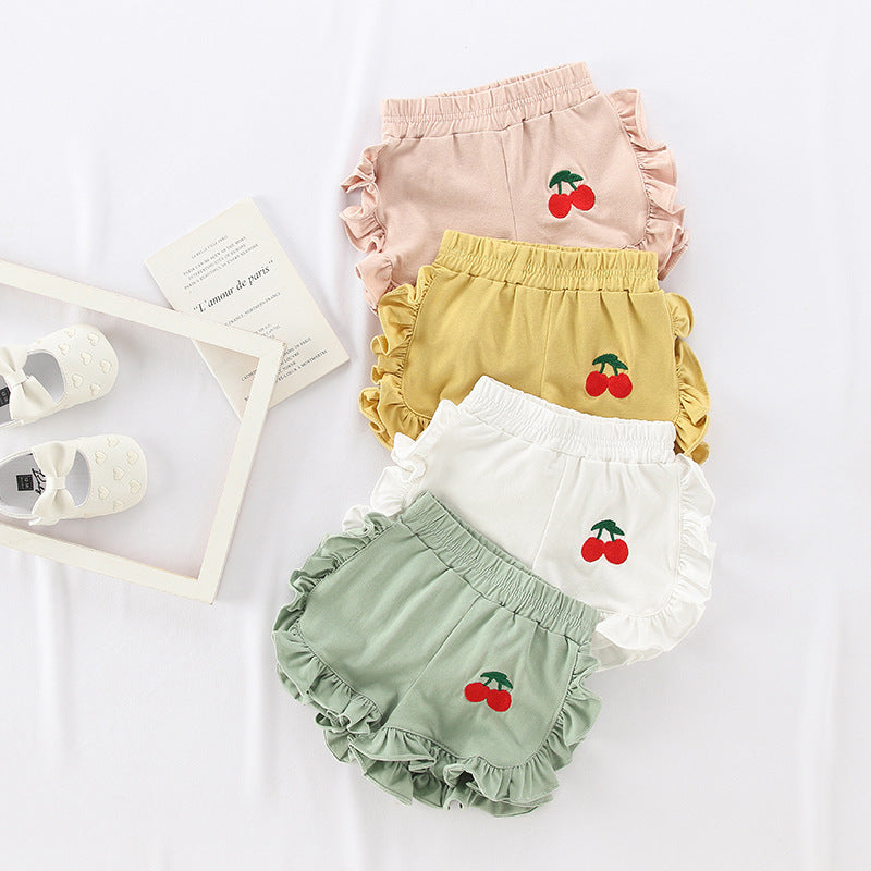Femme Rynket Bomuldsshorts Stilla