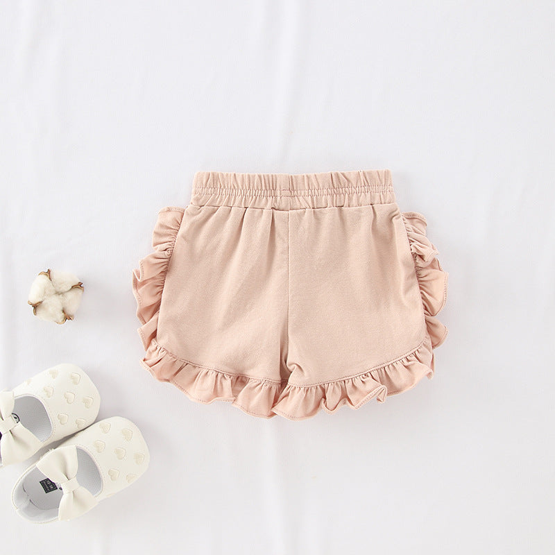 Femme Rynket Bomuldsshorts Stilla