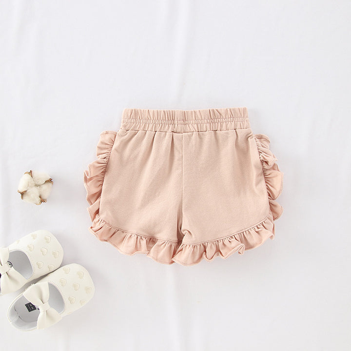 Femme Rynket Bomuldsshorts Stilla