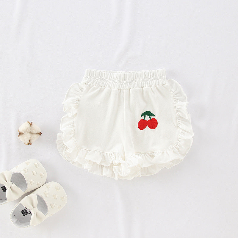 Femme Rynket Bomuldsshorts Stilla