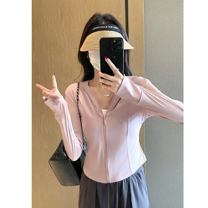 Stilla | Let zip-hoodie til beskyttelse mod solen