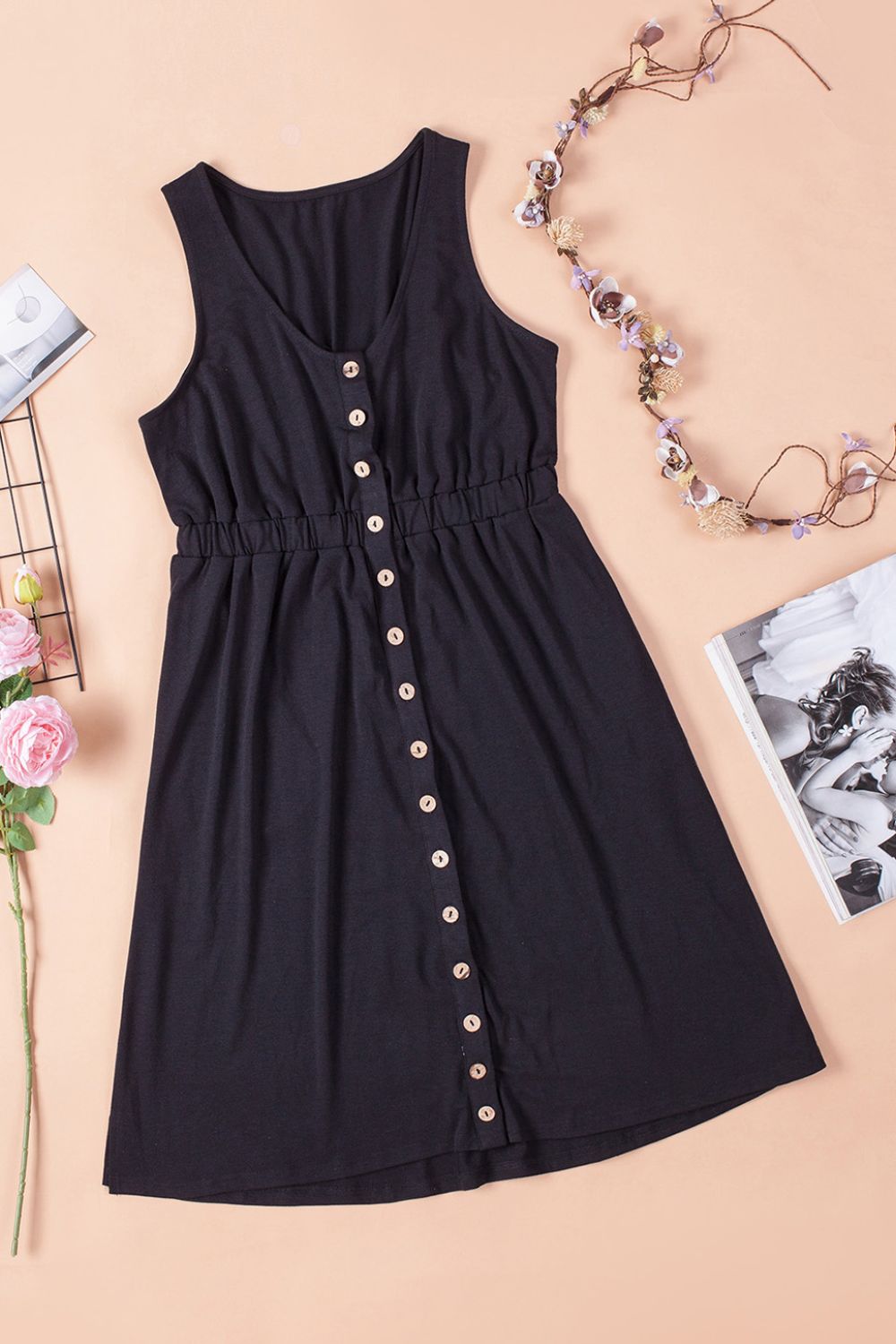 Stilla | Button Down Mini Magic Kjole