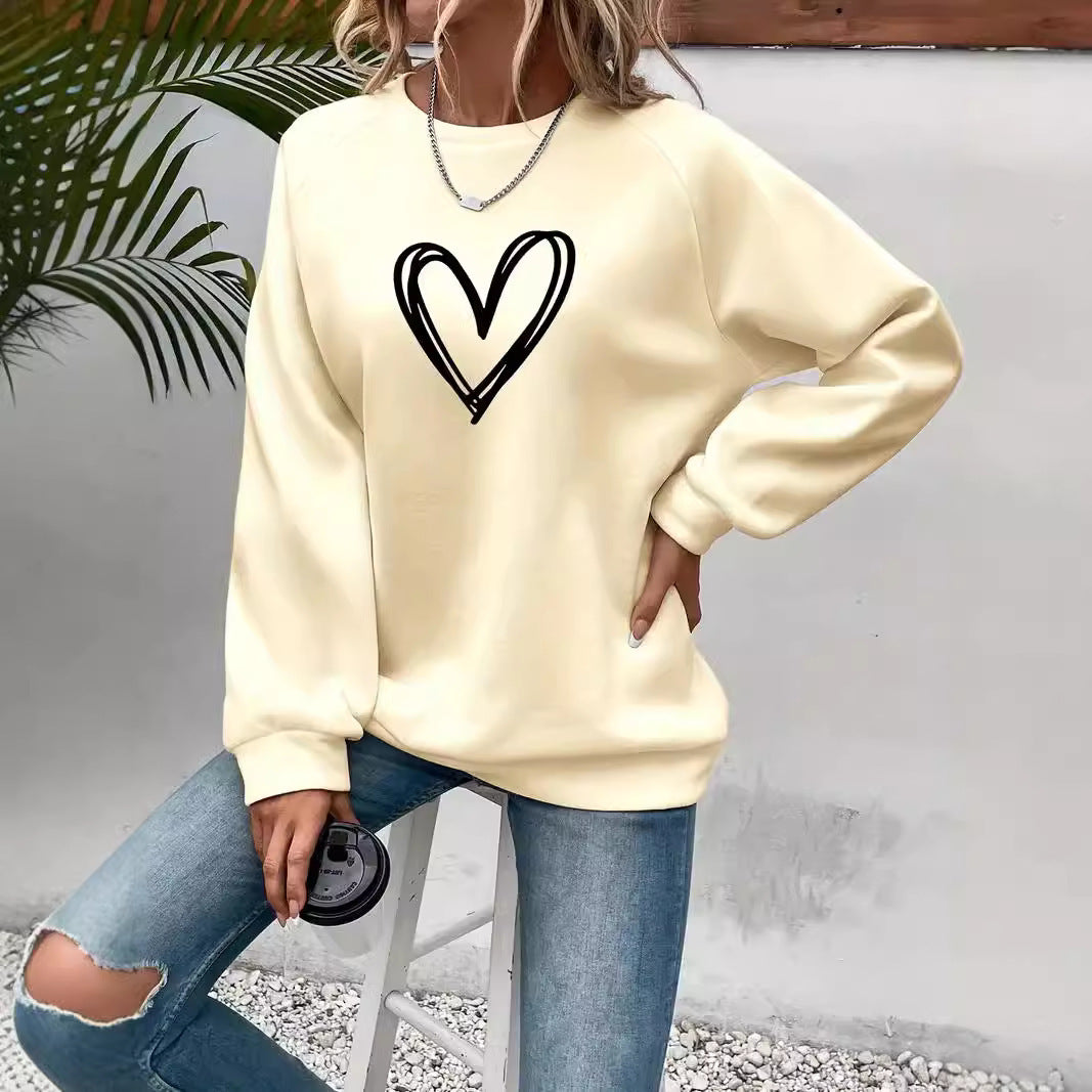 Stilla | Print Rundhals-Langærmet Sweatshirt
