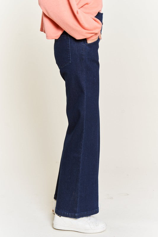 Stilla | Taljeret Knap Bred Ben Jeans