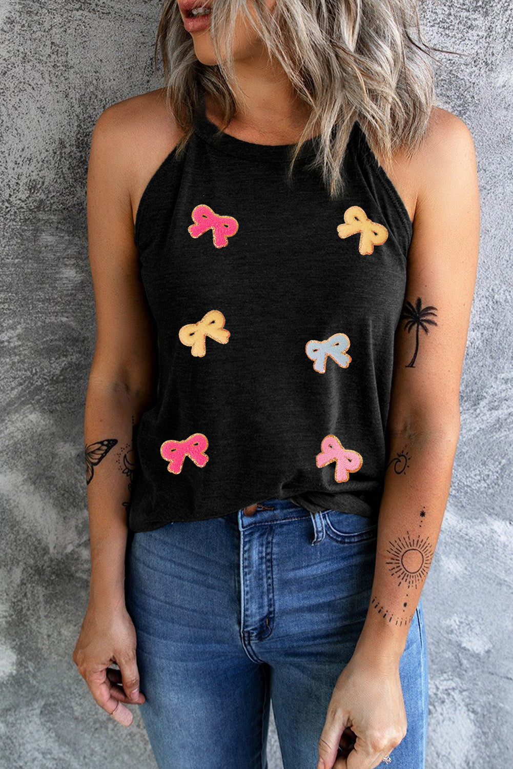 Stilla | Print Græsk Hals Tank