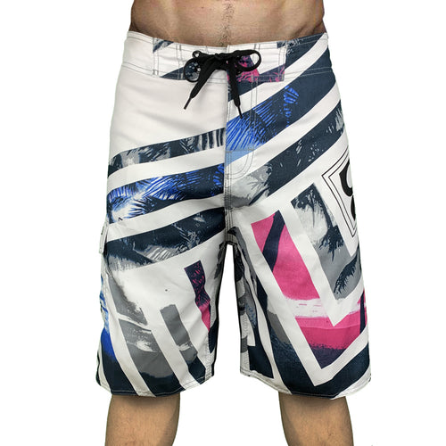 Herre Surf-Shorts med kreativt grafikdesign og innovative funktioner Stilla