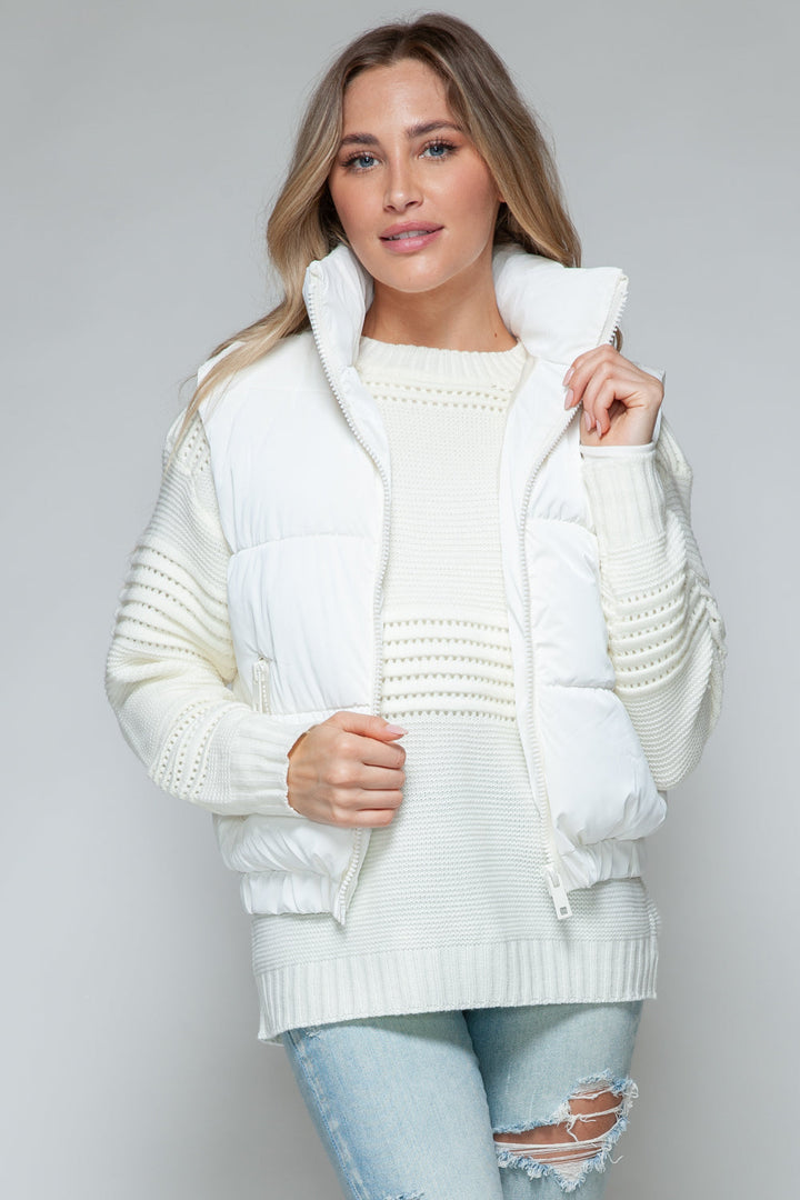 Stilla | Snob Quilted Vest Med Fin Pelsforing