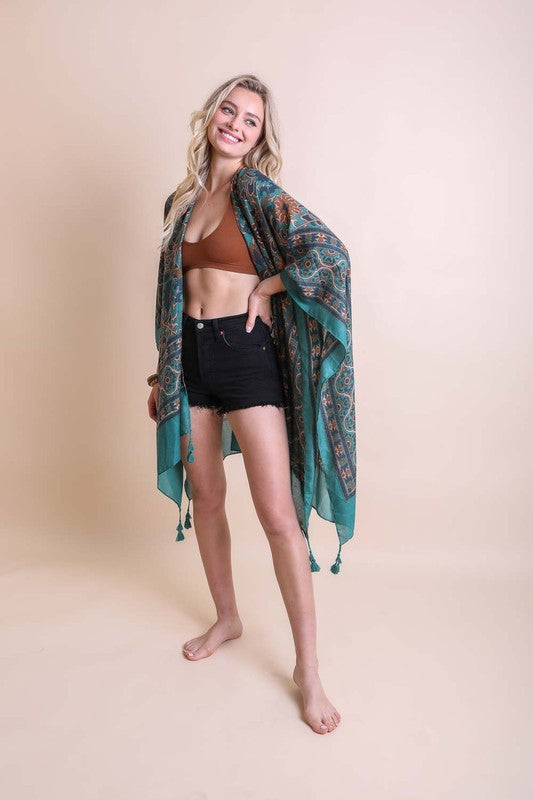 Stilla | Af Marokko Tapestry Tassel Kimono