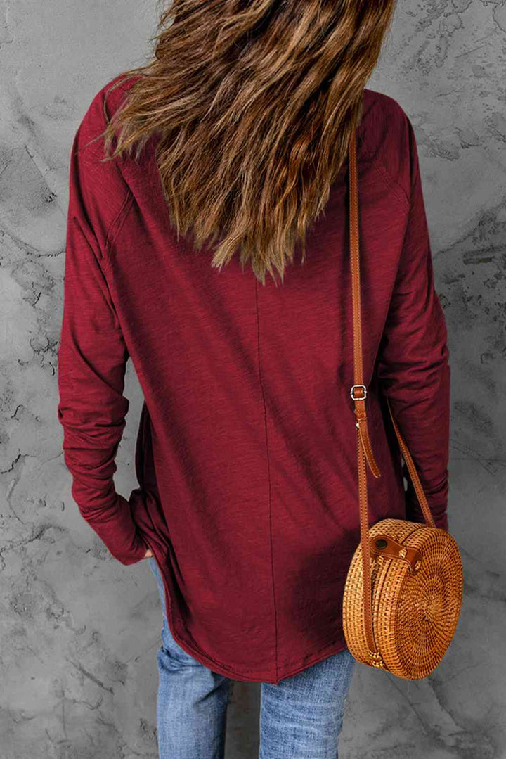 Stilla | Bright Grafisk Langærmet T-shirt