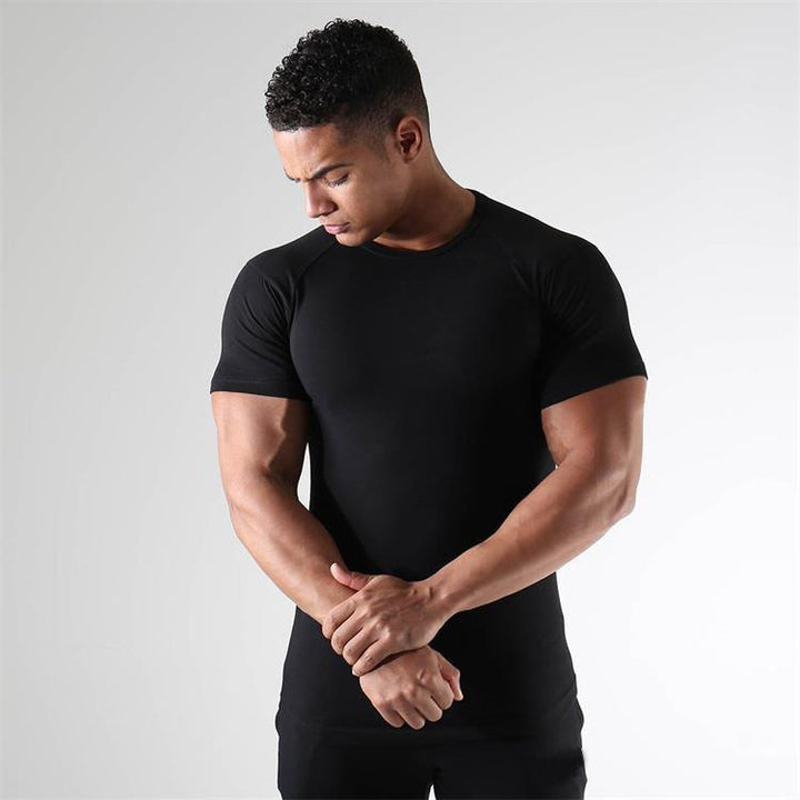 Herrer Sportligt Kompressionsshirt Stilla